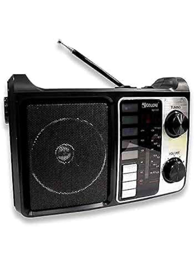 جولون راديو RX-333 – صوت قوي مع مشغل متعدد الوظائف USB/TF/FM - Image 2
