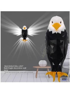 TIGER Eagle Light Decorative Lamp – Kids Night Light, LED Mood Light with Remote Control, Magnetic Wall Mounted LED Eagle Light, USB Rechargeable, Battery Powered, Removable Rechargeable Eagle Light for Bedroom, Living Room, Hallway, Office  - Image 1