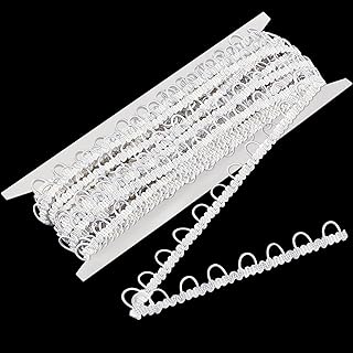 WILLBOND WILLBOND 10 Yards Gimp Braid Trim with Elastic Button Loop Bridal Button Loops Dress Zipper Extender Upholstery Trim  - Image 1