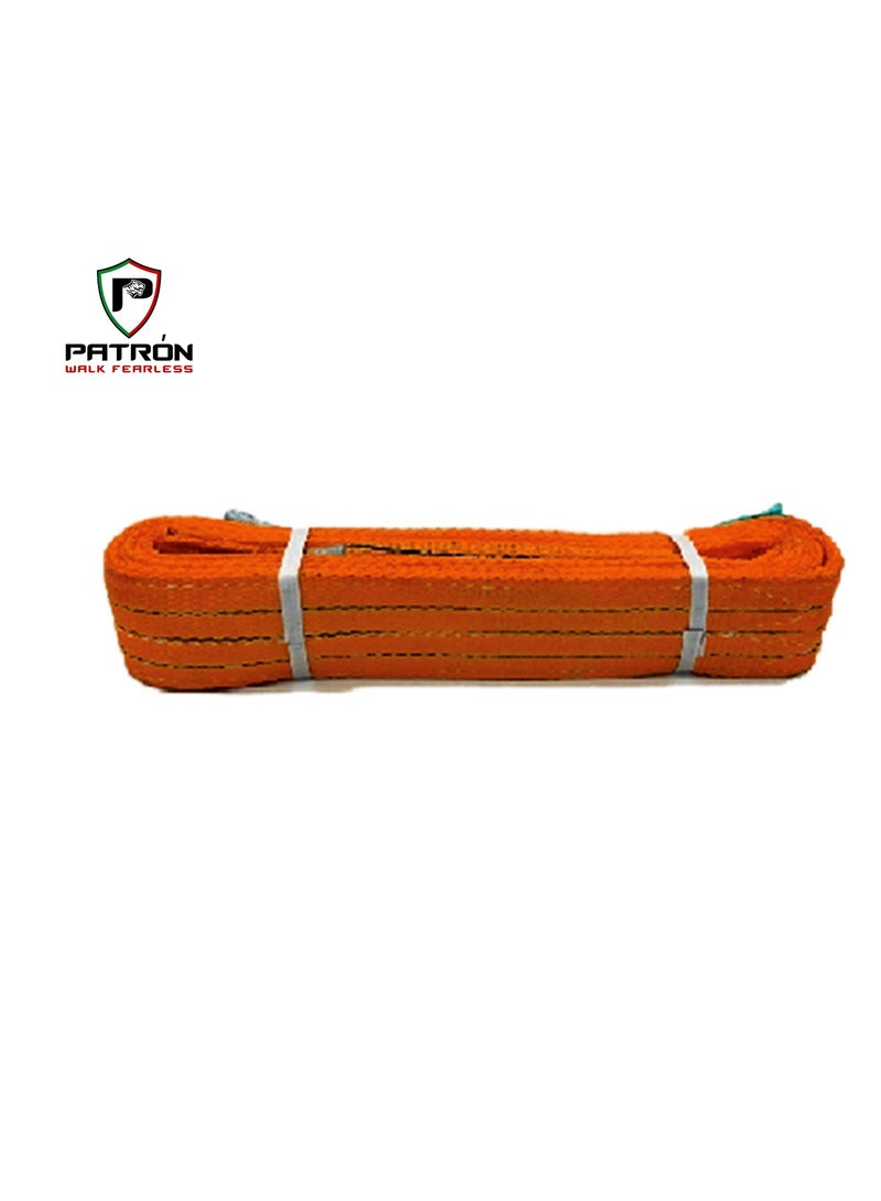 Patron 2 Ply Polyester Webbing Sling 4:1 - 10Ton
