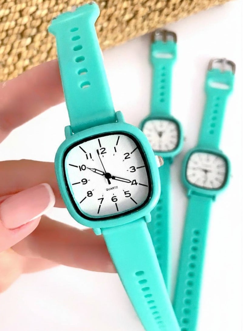 Women's Water Resistant Watch with Plastic Strap