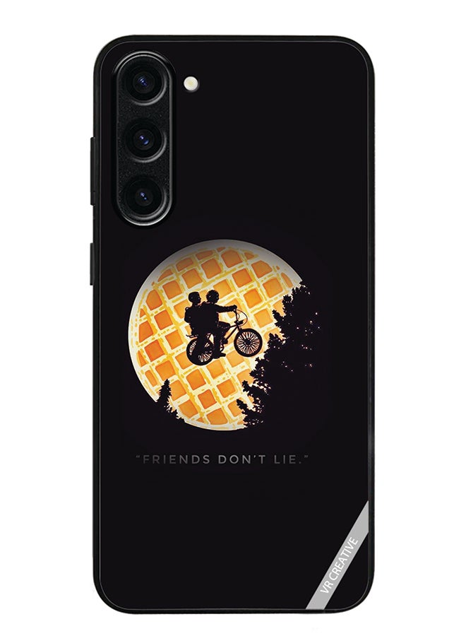 VR CREATIVE Protective Case Cover For Samsung Galaxy S24 Plus Friends Don't Lie Design Multicolour - Image 1