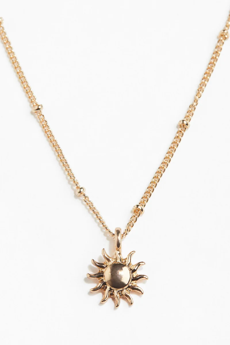 H&M Sun-pendant necklace