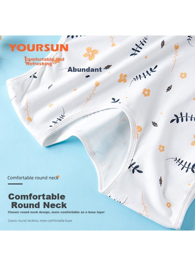 Your Sun Comfortable And Cool 100% Cotton Sleeveless Vest For Middle-aged And Elderly Women, Summer Basic Undershirt, Loose Plus Size Innerwear T-shirt, Perfect Gift For Mom - Image 4