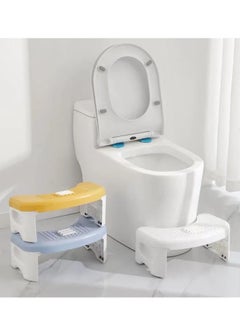 NANAO Bathroom Toilet Stool,Foldable Bathroom Foot Stool Toilet Potty Stool Non-Slip Feet Toilet Feet Stool, Squatty Potty Provides Better Bowel Movements for Children,adult,Pregnant Women,Elderly  - Image 5
