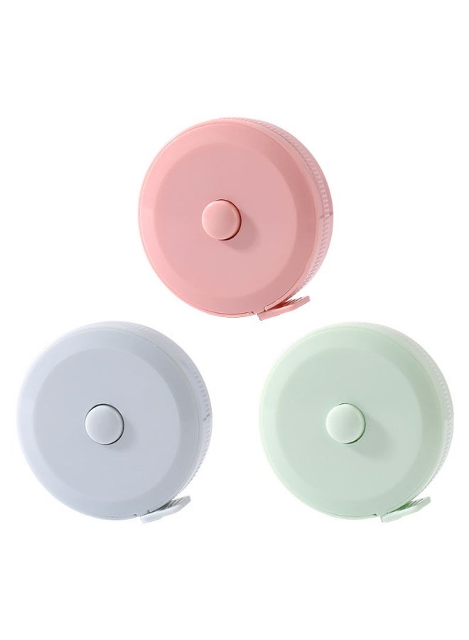 3 Pieces Sewing Tape Measure Measuring Tape Retracting Double Sided Measuring Tape - Image 1