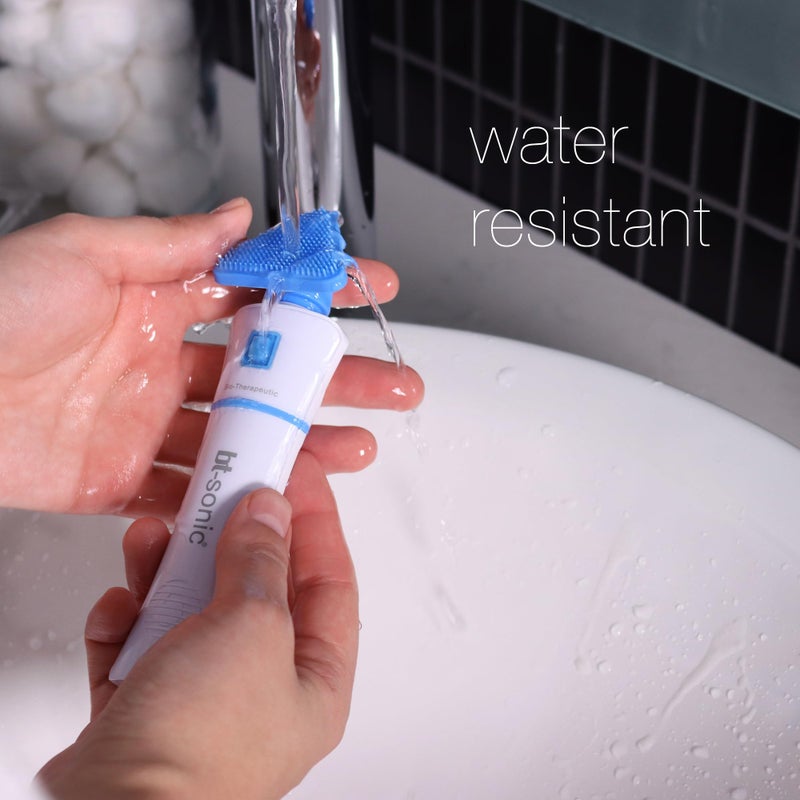 Bio-Therapeutic bt-Sonic Facial Cleansing Brush, Microsonic Handheld Silicone Face Cleanser, Exceptional Quality Water Resistant Face Exfoliator - Image 4