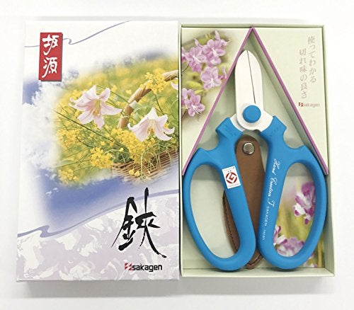 Sakagen Flower Scissors Hand Creation F-170 (Light Blue, 170mm) - Image 3