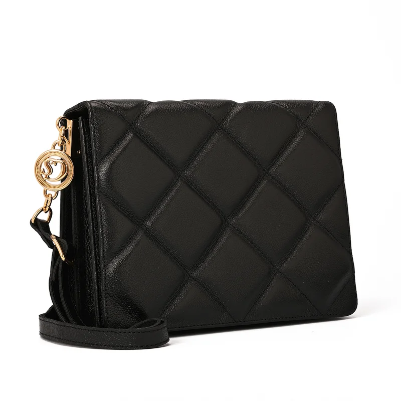 Quilted Bag Minimal Black