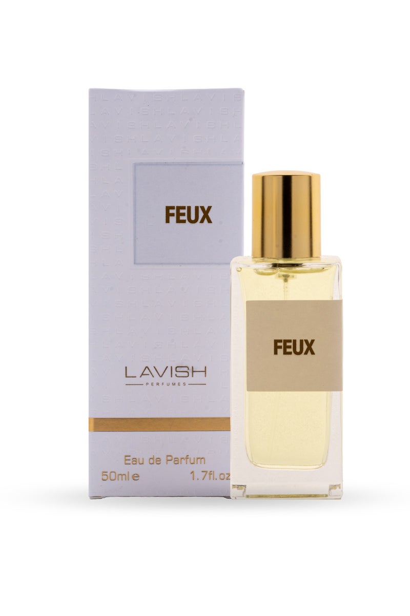 Lavish Perfumes Feux Eau De Parfum 50ml for Women – Floral Leather Long Lasting Fragrance - Image 3