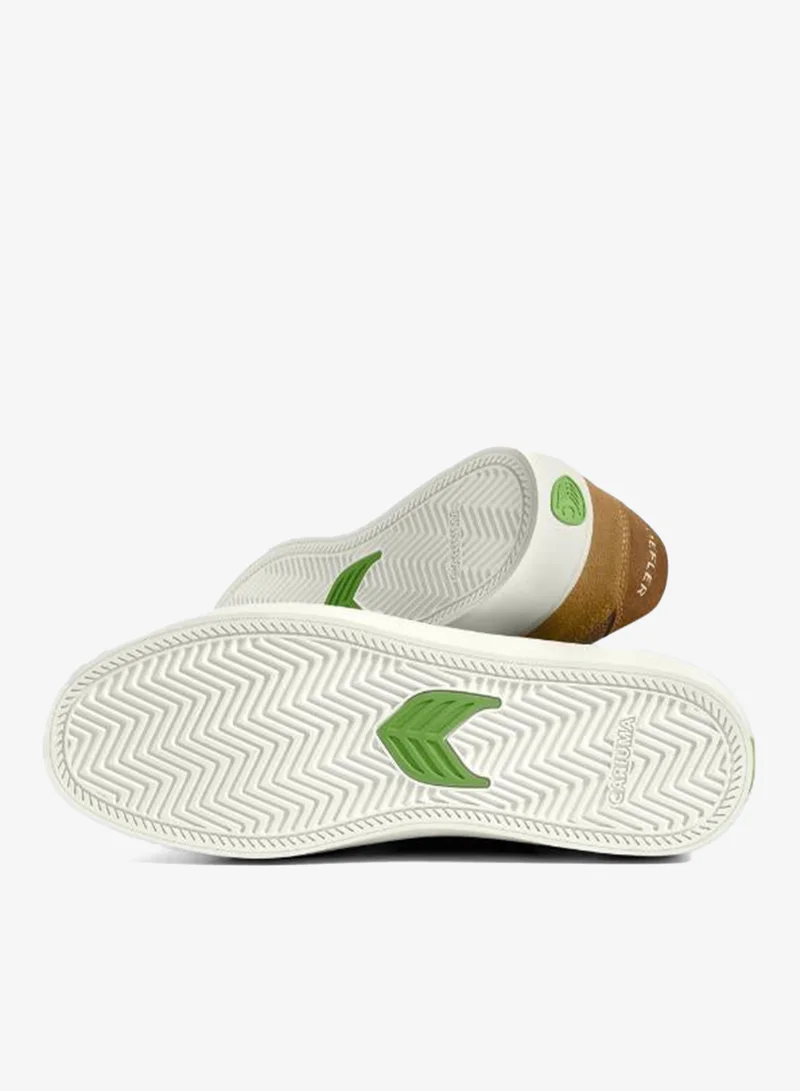 Cariuma  T20 PRO Camel Suede and Mesh Ivory Logo Sneaker  | Best Price UAE