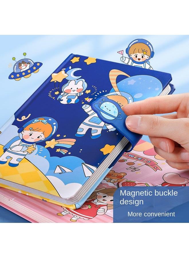 Bluejw - Hand Account Book Hand Account Book Gift Box Boys Version Hand Account Suit Tool Materials Full Set Of Primary School Students Diary Notes - Image 1