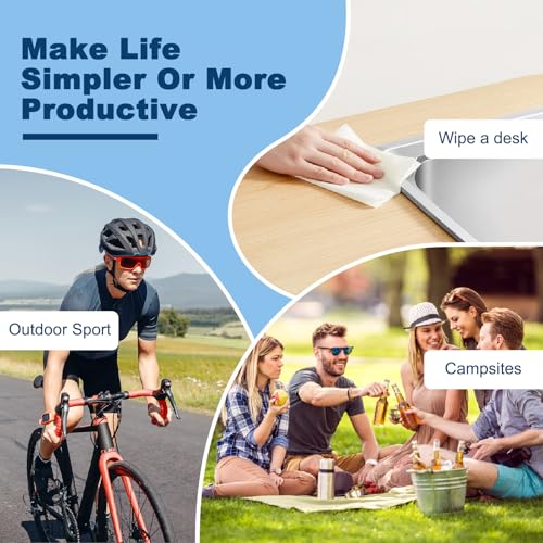 Lagincig 120 PCS Compressed Towels Bulk Coin Tissues Portable Mini Disposable Face Compressed Camping Towels for Travel Home Hotel and Outdoor Activities - Image 4