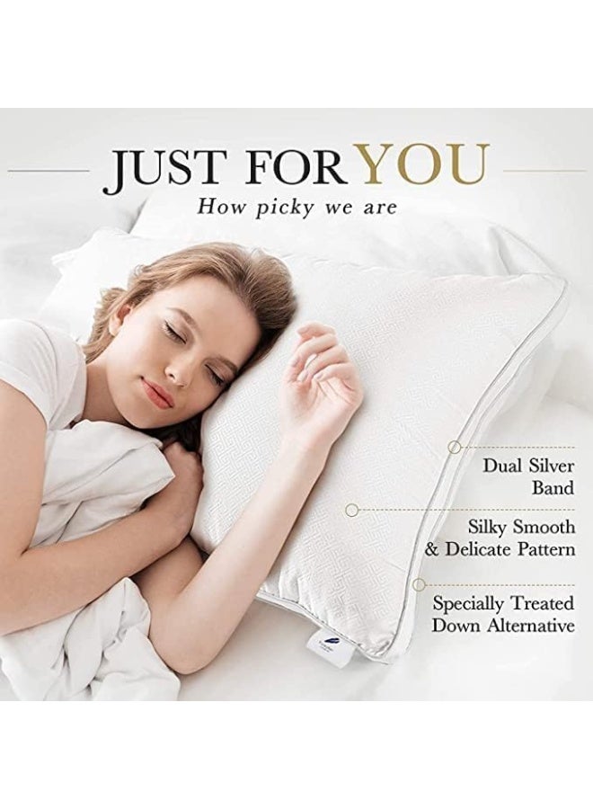Golden Home Premium Hypoallergenic Super Soft and Elastic Pillow for Ultimate Comfort and Support - Image 2