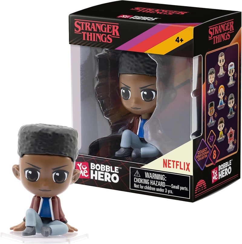 يومي Stranger Things Bobble Hero Window Box – لوكاس سينكلير، قطع تذكارية، تصميمات حصرية برخصة رسمية - Image 3
