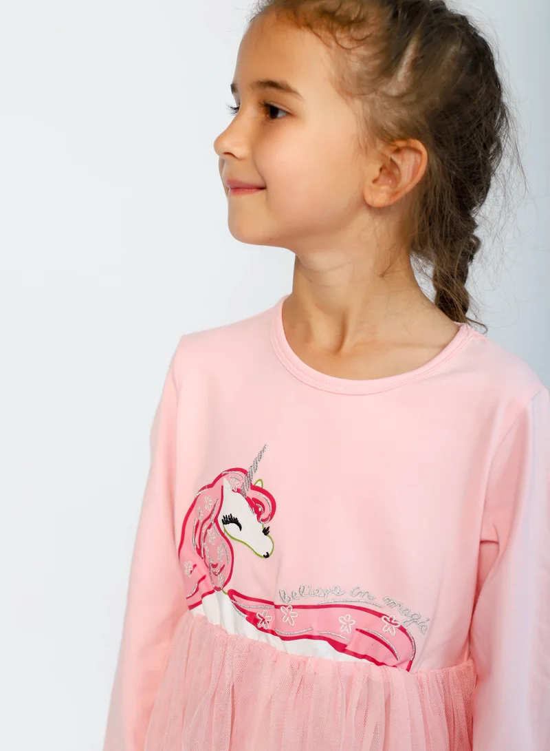 D'Daniela Unicorn Pink Tutu Dress