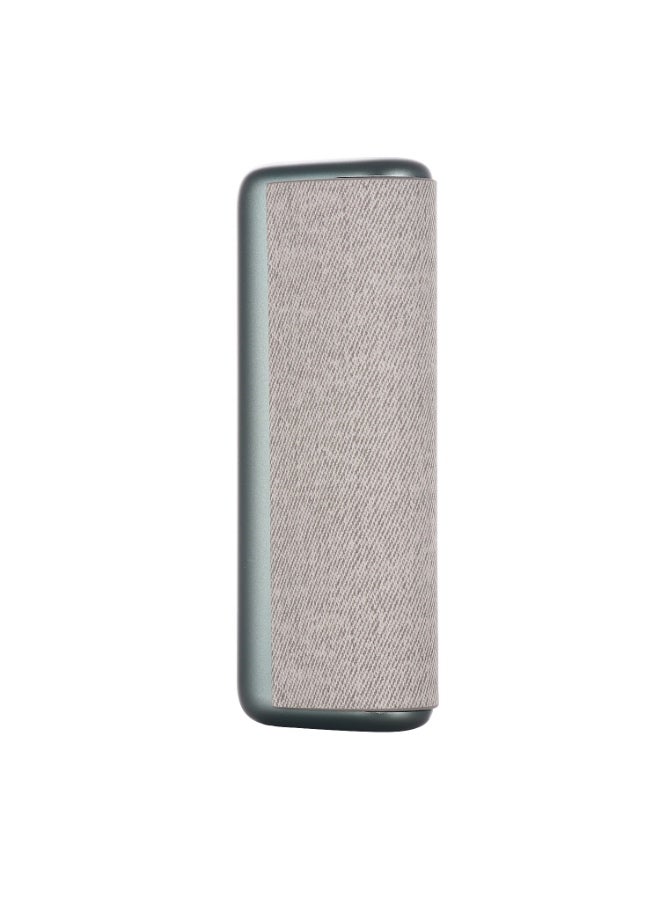 حافظة حماية من القماش بلون سادة لجهاز السجائر الإلكترونية، متوافقة مع **IQOS ILUMA Prime / I Prime** – باللون الرمادي - Image 1