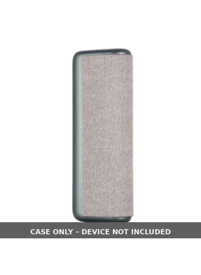 جراب حماية لـ IQOS ILUMA Prime / I Prime – غطاء قماشي (رمادي) – الجراب فقط، الجهاز غير مشمول - Image 1