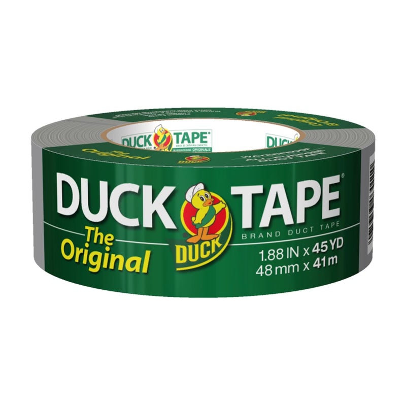 Duck The Original Tape Brand Duct Tape, 1-Pack 1.88 Inch x 45 Yard, Silver, B-450-12 (394468) - Image 1