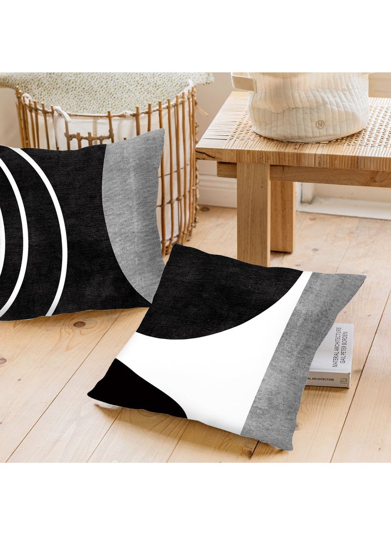 FASHION HOME Set of 4 Cushion Covers Decorative Throw Pillow cases for Living Room Garden Outdoor Décor  - Image 5