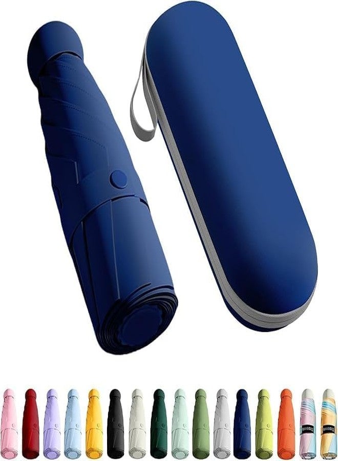 TADRUP Umbrella With Pouch, Umbrella For Women and Men, Pack of 1 (BLUE, RAIN UMBRELLA WITH POUCH) - Image 1