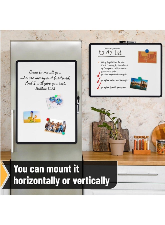 مستر. بين - لوح مسح جاف، 18 بوصة × 24 بوصة مع قلم تحديد أسود، إطار أسود، لوح مسح جاف للحائط، سبورة بيضاء مغناطيسية للحائط، ألواح مسح جاف، سبورة بيضاء، سبورة بيضاء مغناطيسية - Image 4