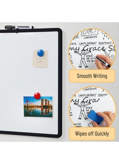 Mr. Pen - Dry Erase Board, 18” X 24” With A Black Marker, Black Frame, Dry Erase Board For Wall, Magnetic Whiteboard For Wall, Dry Erase Boards, Whiteboards, Magnetic White Board  - Image 5