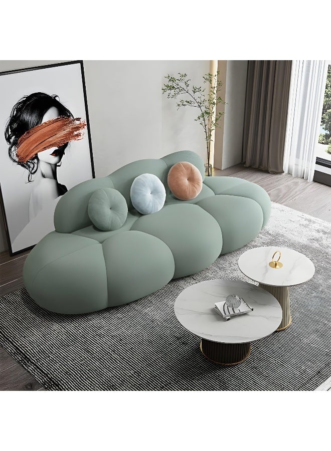 Comfynest Comfynest Contemporary Armless Sofa Wool Cloud Stylish Living Room Sofa  - Image 1