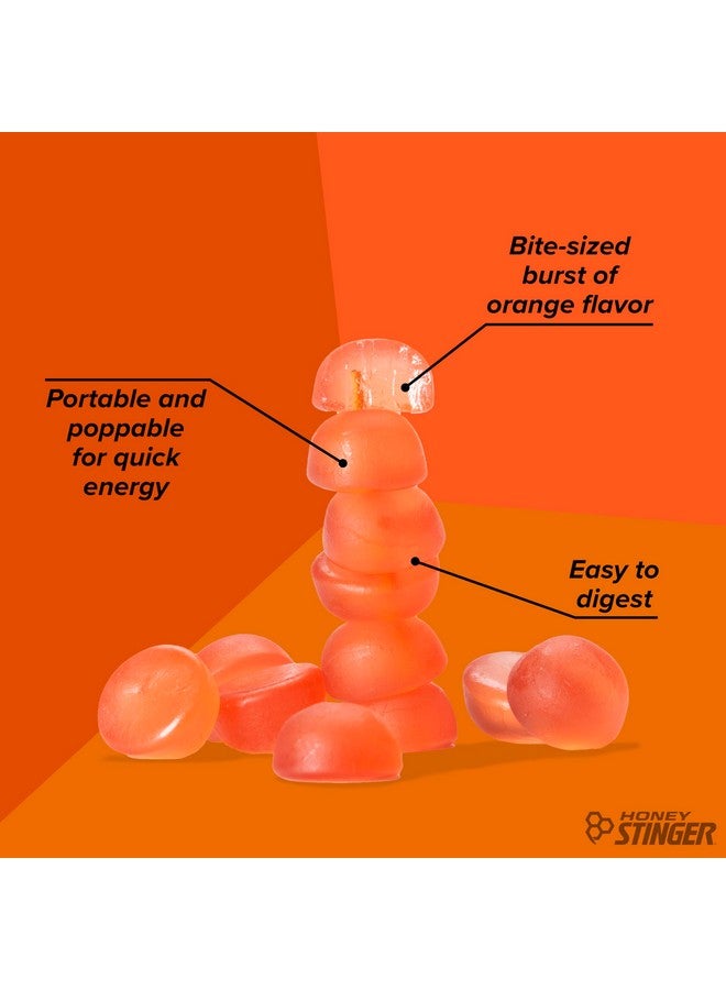 Honey Stinger Organic Orange Blossom Energy Chew Gluten Free & Caffeine Free For Exercise Running And Performance Sports Nutrition For Home & Gym Pre And Mid Workout 12 Pack 21.6 Ounce - Image 4