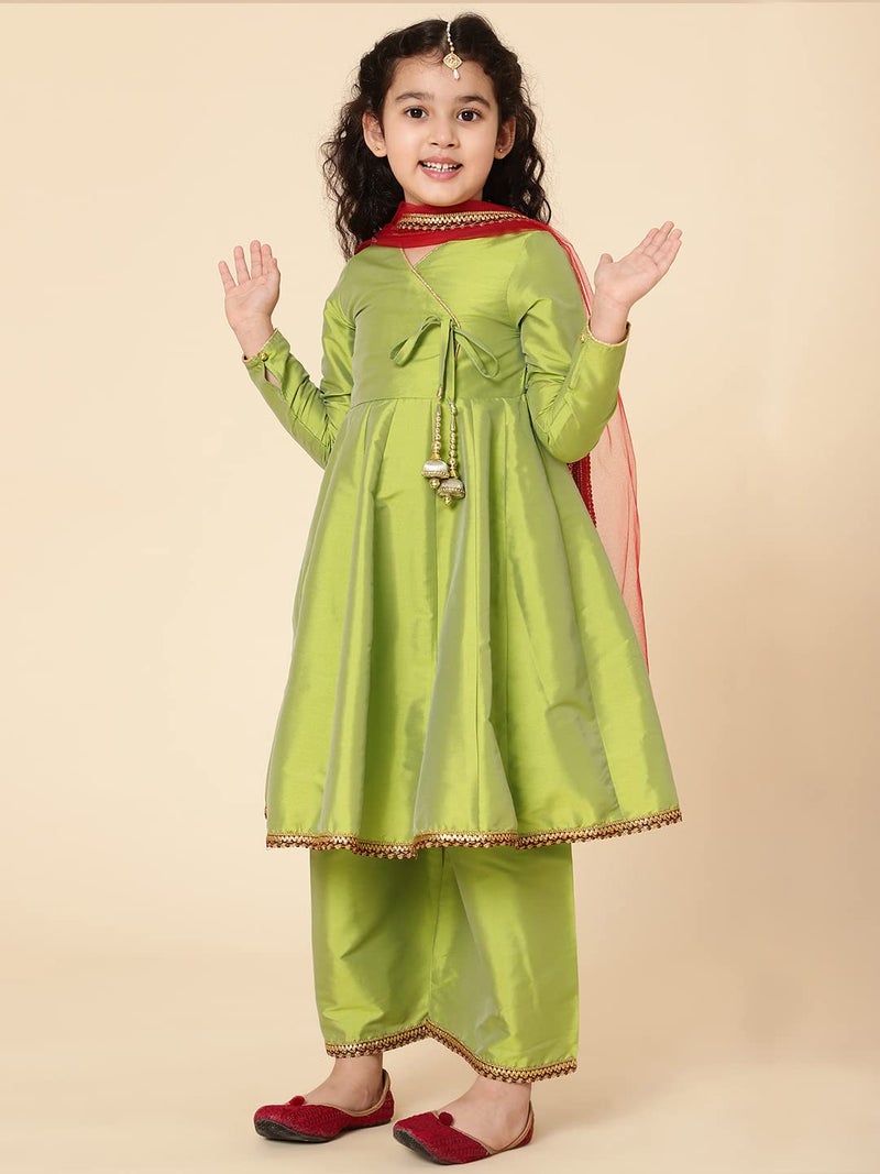 A.T.U.N. (ALL THINGS UBER NICE) A.T.U.N. Girls Anarkali Palazzo Set - Image 2