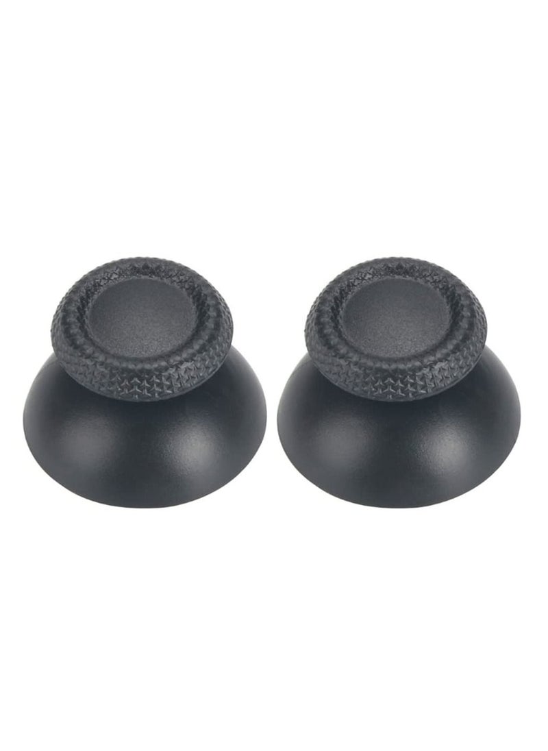 Generic - Analog Thumb Grip Joystick Cap for PS5 DualSense Controller Replacement (Black)- 4 Pieces - Image 1