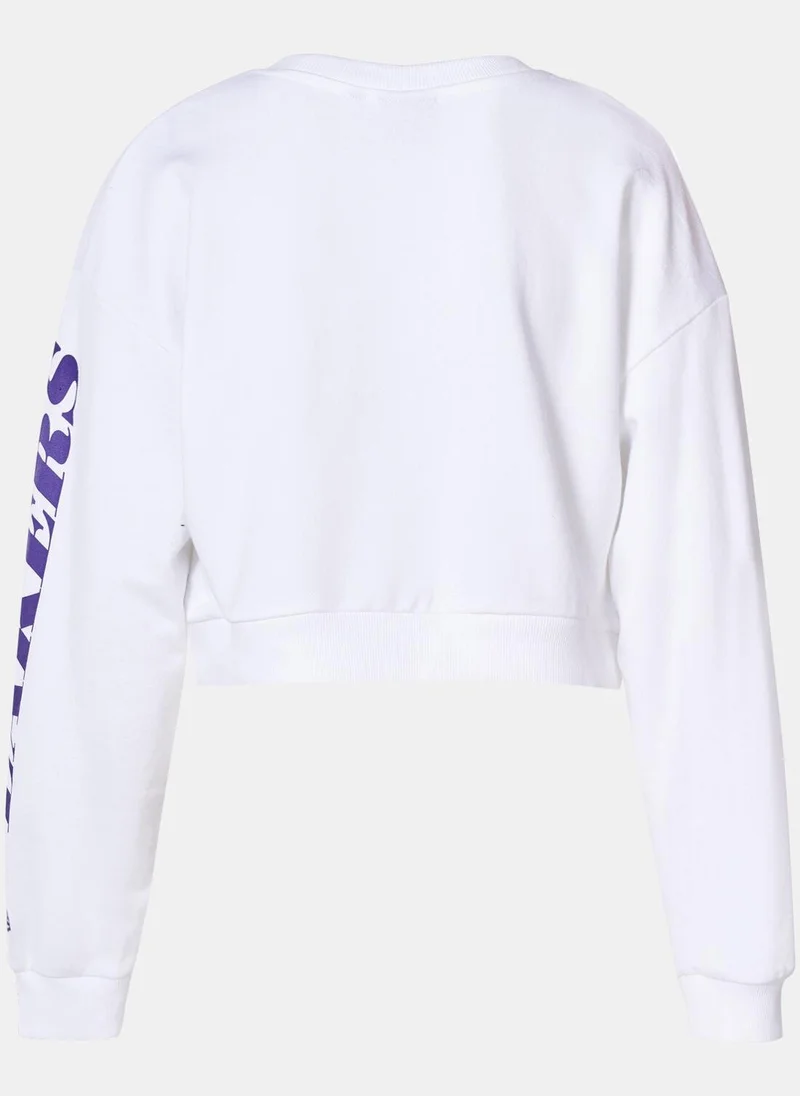 NEW ERA Women's NBA Los Angeles Lakers Wordmark Sweatshirt