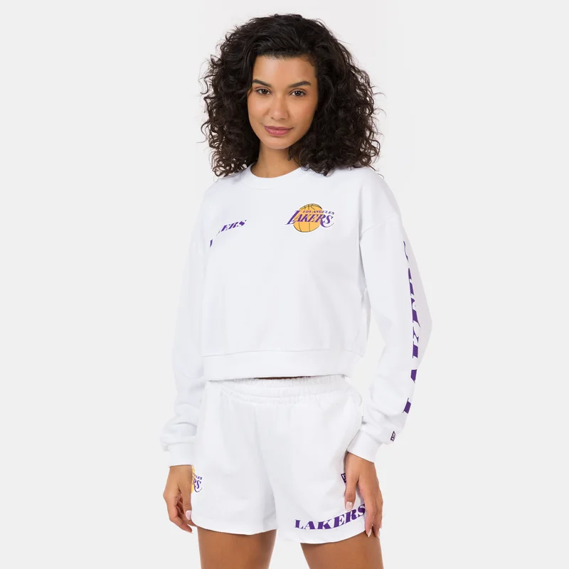 NEW ERA Women's NBA Los Angeles Lakers Wordmark Sweatshirt