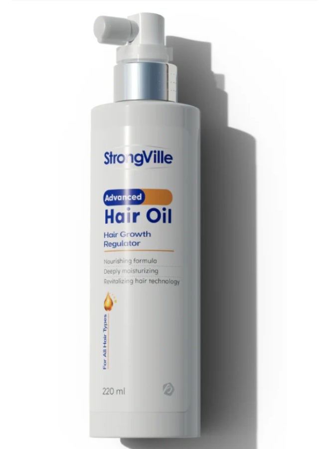 strongville Hair Care Advanced Oil for Anti-Hair Loss and Growth Stimulation - 200 ML - Image 1