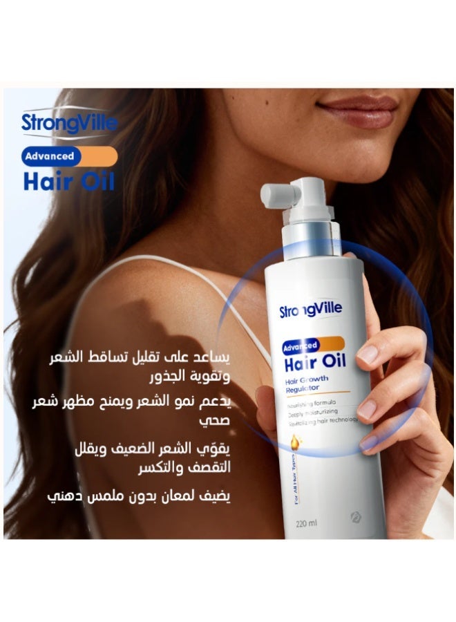 strongville Hair Care Advanced Oil for Anti-Hair Loss and Growth Stimulation - 200 ML - Image 4