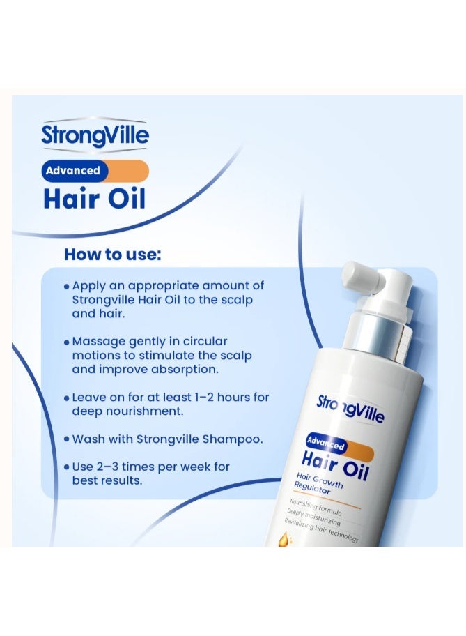 strongville Hair Care Advanced Oil for Anti-Hair Loss and Growth Stimulation - 200 ML - Image 5