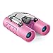 Obuby Real Binoculars for Kids Gifts for 312 Years Boys Girls 8x21 HighResolution Optics Mini Compact Binocular Toys Shockproof Folding Small Telescope for Bird WatchingTravel Camping Pink - Image 3