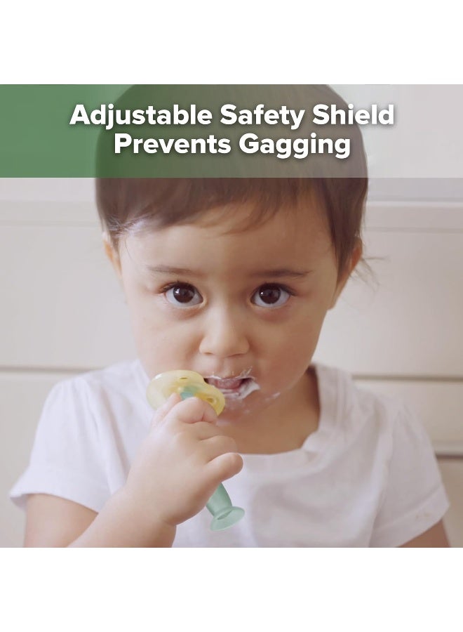 Haakaa 360 Degree Silicone Baby Toothbrush with Suction Base - Image 3