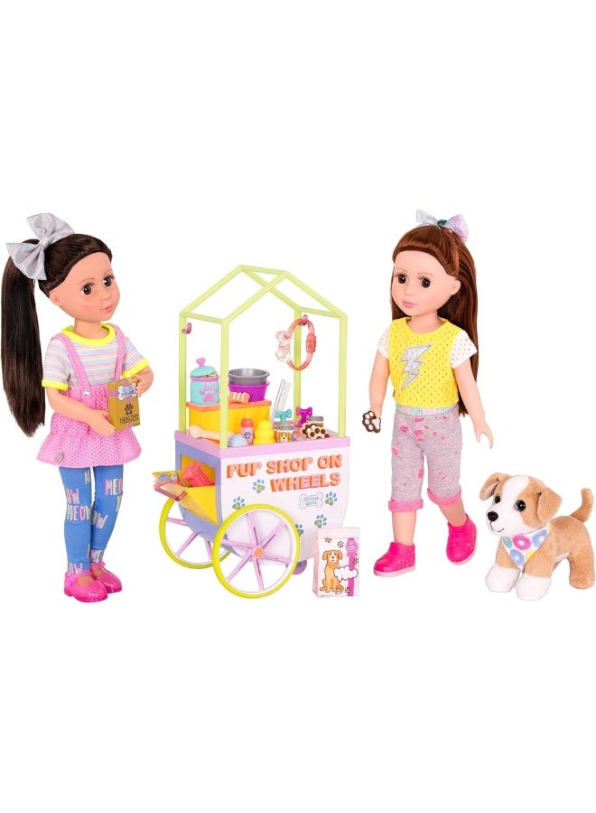 جليتر جيرل عربة فشار للدمى مقاس 14 بوصة - GG57116 - Image 5