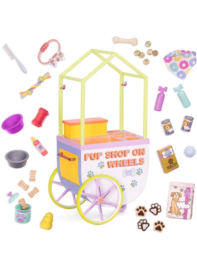 جليتر جيرل عربة فشار للدمى مقاس 14 بوصة - GG57116 - Image 4