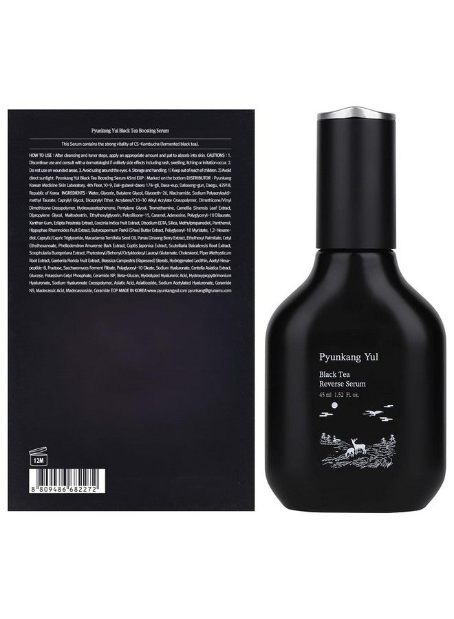 [PKY] سيروم بيونكانغ يول الأسود المعزز لمكافحة الشيخوخة، تغذية مكثفة للعناية بالخطوط الدقيقة مع الكومبوتشا، مستخلص فاكهة الجينسنغ، خالي من التهيج، للعناية بالبشرة الكورية (45 مل، 1.52 أونصة سائلة) - Image 2