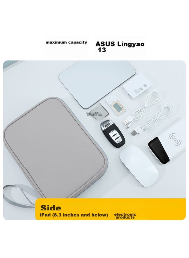 Bubm Cable Storage Pouch For Digital 3C Accessories, Charging Cables, Power Cords, Travel Organizer Bag, Large Double-Layer - Image 4