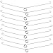 Funrous Funrous 10 Pack Torsion Spring Recessed Lighting Accessories Metal Recessed Light Spring Clips Recessed Lighting Trims,  - Image 2