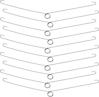 Funrous Funrous 10 Pack Torsion Spring Recessed Lighting Accessories Metal Recessed Light Spring Clips Recessed Lighting Trims,  - Image 1