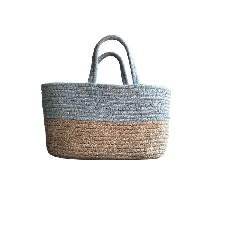 JASMEY HOMES JASMEY HOMES EcoFriendly Foldable Baskets for Storage Gift Hamper For Diwali Holi Navratri Twin Tone Grey 1 - Image 4