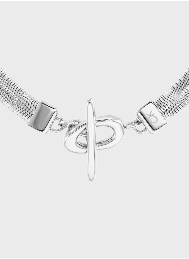 CALVIN KLEIN - Stainless Short Necklace - Image 1