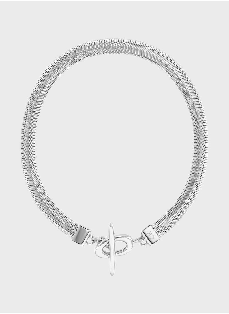 CALVIN KLEIN - Stainless Short Necklace - Image 1