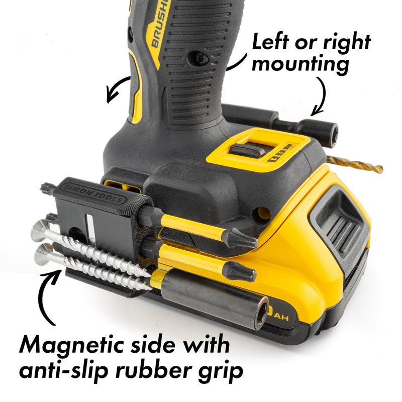 Simon Tools Magnetic Bit Holder for Drill and Impact Driver | Fits Milwaukee M18, Dewalt, Ryobi and Makita | Milwaukee Bit Holder for M18 - Image 2