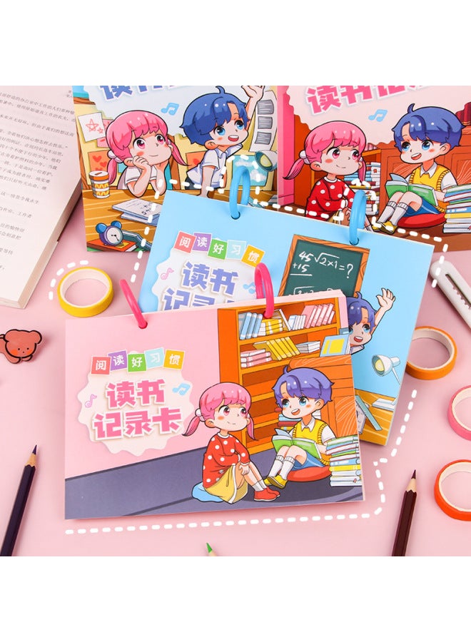 HELPS Reading Record Card Students Read Accumulated Good Words And Sentences Extract Registration Card A5 Ring Notebook - Image 3