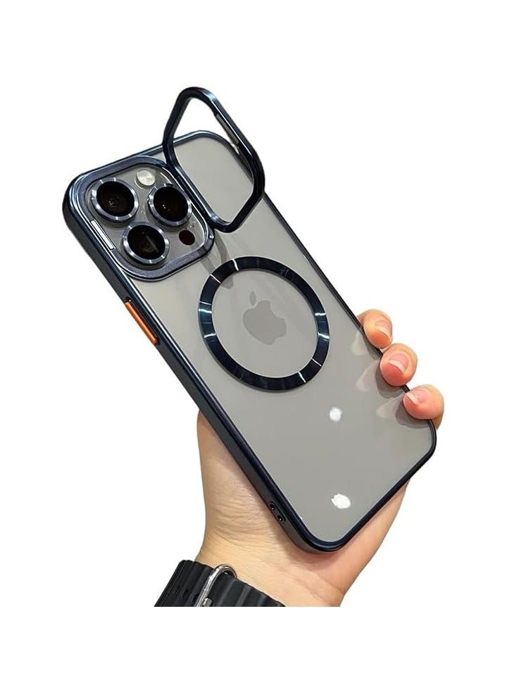 Magnetic Case For Iphone 16 Plus With Separate lens, Supports Mag-Safe and Lens Holder Phone Case made With Aluminum Alloy Metal Armor Protection Cover - Image 3